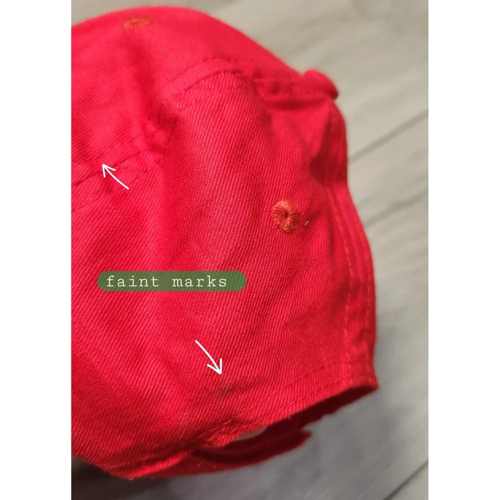 Wonder Woman Kids Red Baseball Cap Logo Rainbow Stripes Adjustable DC Comics